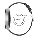 Ersatzarmband aus Leder für Samsung Galaxy Watch 6 / 6 Classic