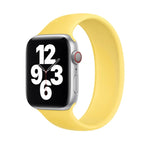 Für Apple Watch Series 8 &amp; 7 (41 mm) / SE 2 &amp; 6 &amp; SE 5 &amp; 4 (40 mm) / 3 &amp; 2 &amp; 1 (38 mm): Elastisches Silikonarmband in einfarbiger Farbe, Größe: M (143 mm) (Aquablau).
