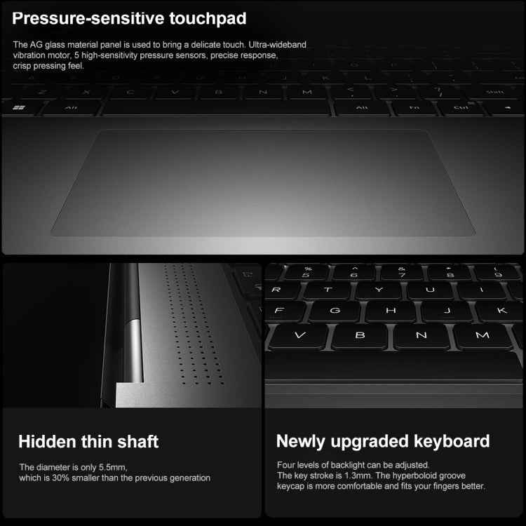 Xiaomi Book Pro 16 2022 Laptop, 16 Zoll Touchscreen Windows 11 Home Chinesische Version, Intel 12. Generation Core i7-1260P RTX2050 Dedizierte Grafik, i7-1260P RTX2050