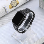 Fünf Perlen Uhrenarmband aus Titanstahl, Für Apple Watch Ultra 49mm, Für Apple Watch SE 2023 44mm, Für Apple Watch SE 2023 40mm, Für Apple Watch Ultra 2 49mm, Für Apple Watch SE 2022 40mm, Für Apple Watch Series 9 45mm, Für Apple Watch SE 2022 44mm