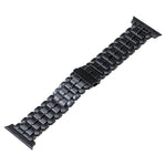 Fünf-Perlen-Armband aus Titanstahl, passend für Apple Watch Series 6 (44 mm), Apple Watch Series 5 (44 mm), Apple Watch Series 5 (40 mm), Apple Watch Series 4 (44 mm), Apple Watch (42 mm), Apple Watch Series 3 (38 mm), Apple Watch (38 mm) ...