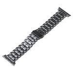 Fünf-Perlen-Armband aus Titanstahl, passend für Apple Watch Series 6 (44 mm), Apple Watch Series 5 (44 mm), Apple Watch Series 5 (40 mm), Apple Watch Series 4 (44 mm), Apple Watch (42 mm), Apple Watch Series 3 (38 mm), Apple Watch (38 mm) ...