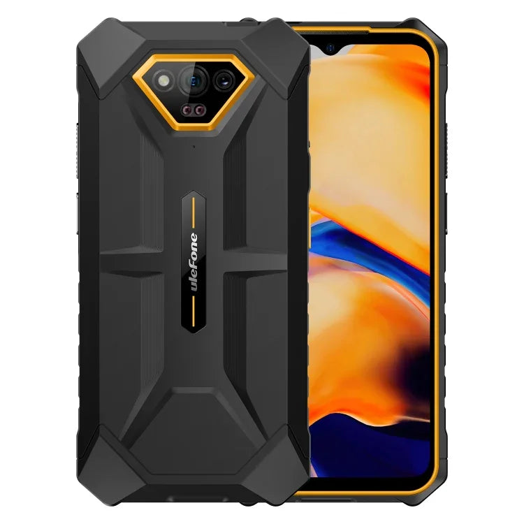 Ulefone Armor X13, robustes Smartphone (IP68/IP69K), 6,52 Zoll, Android 15, MediaTek Helio G36 Octa-Core-Prozessor, Netzwerk: 4G, NFC, OTG, 6 GB + 64 GB