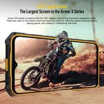 Ulefone Armor X13, robustes Smartphone (IP68/IP69K), 6,52 Zoll, Android 15, MediaTek Helio G36 Octa-Core-Prozessor, Netzwerk: 4G, NFC, OTG, 6 GB + 64 GB