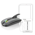 HXSJ M113 Dual-Mode Kabellose Maus mit 2,4 GHz und Bluetooth 5.1, 2400 DPI