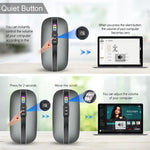 HXSJ M113 Dual-Mode Kabellose Maus mit 2,4 GHz und Bluetooth 5.1, 2400 DPI