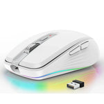 HXSJ M303 2400DPI Dual Mode 2.4GHz + Bluetooth 5.1 Kabellose Maus