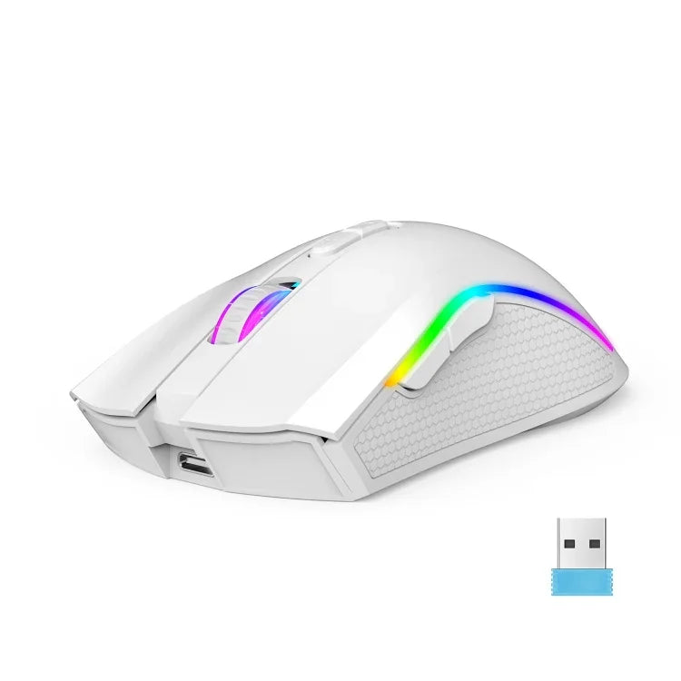 HXSJ T69 4800DPI RGB 2.4GHz Kabellose Maus, T69
