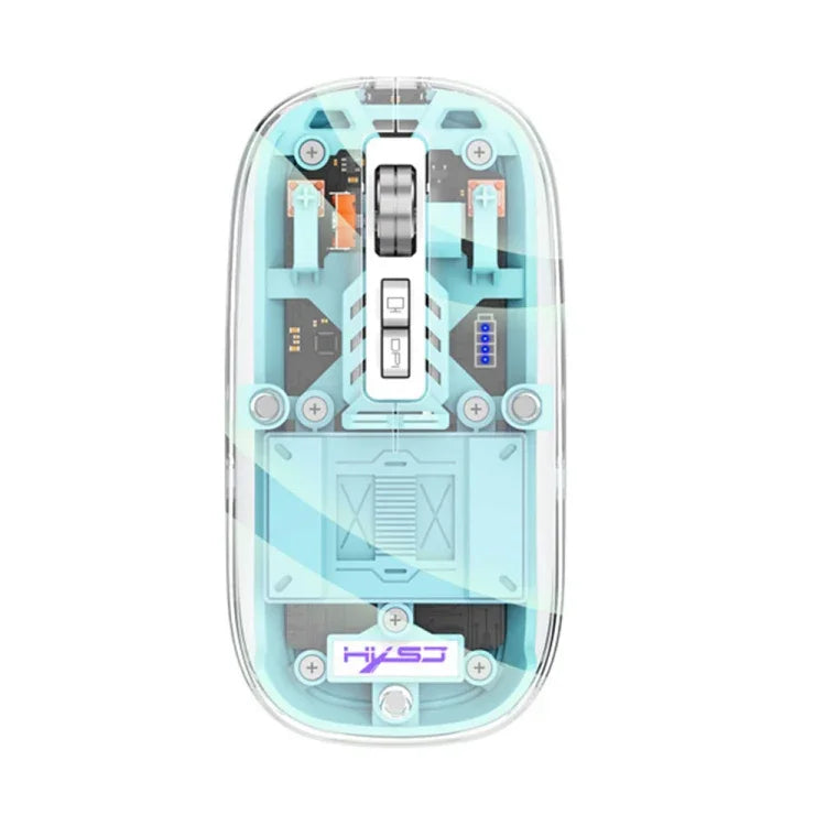 HXSJ T900 Transparente magnetische kabellose Drei-Modi-Gaming-Maus