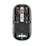 HXSJ T900 Transparente magnetische kabellose Drei-Modi-Gaming-Maus