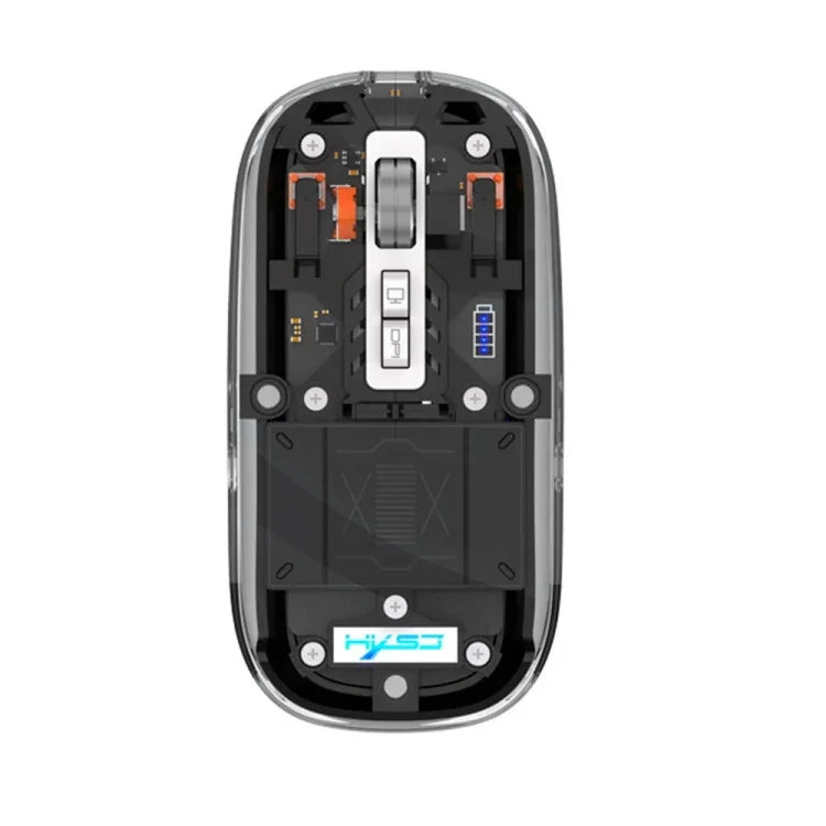 HXSJ T900 Transparente magnetische kabellose Drei-Modi-Gaming-Maus