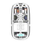 HXSJ T900 Transparente magnetische kabellose Drei-Modi-Gaming-Maus