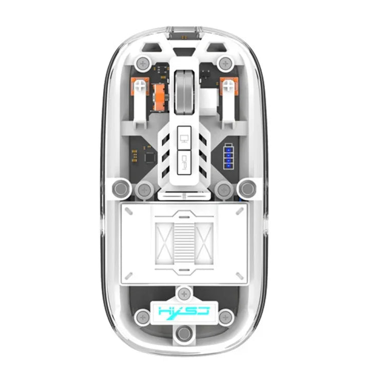 HXSJ T900 Transparente magnetische kabellose Drei-Modi-Gaming-Maus