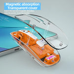 HXSJ T900 Transparente magnetische kabellose Drei-Modi-Gaming-Maus