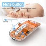 HXSJ T900 Transparente magnetische kabellose Drei-Modi-Gaming-Maus