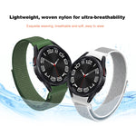 Gewebtes Nylon Loop-Uhrenarmband, für Samsung Galaxy Watch 7 / 6