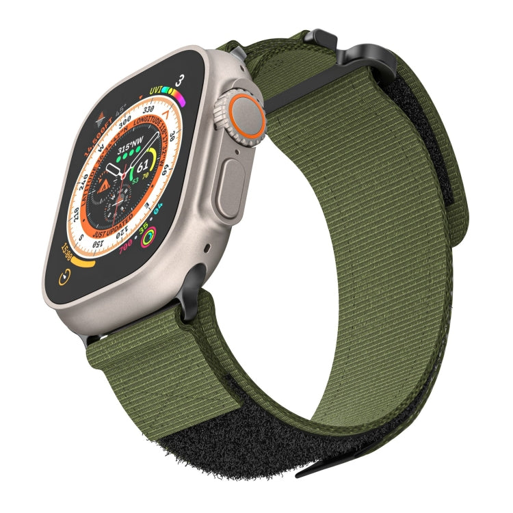AW Nylon Zweiteiliges Uhrenarmband, für Apple Watch Series 7 41mm, für Apple Watch Series 7 45mm, für Apple Watch SE 40mm, für Apple Watch SE 44mm, für Apple Watch Series 6 40mm, für Apple Watch Series 6 44mm, für Apple Watch Series 5 44mm