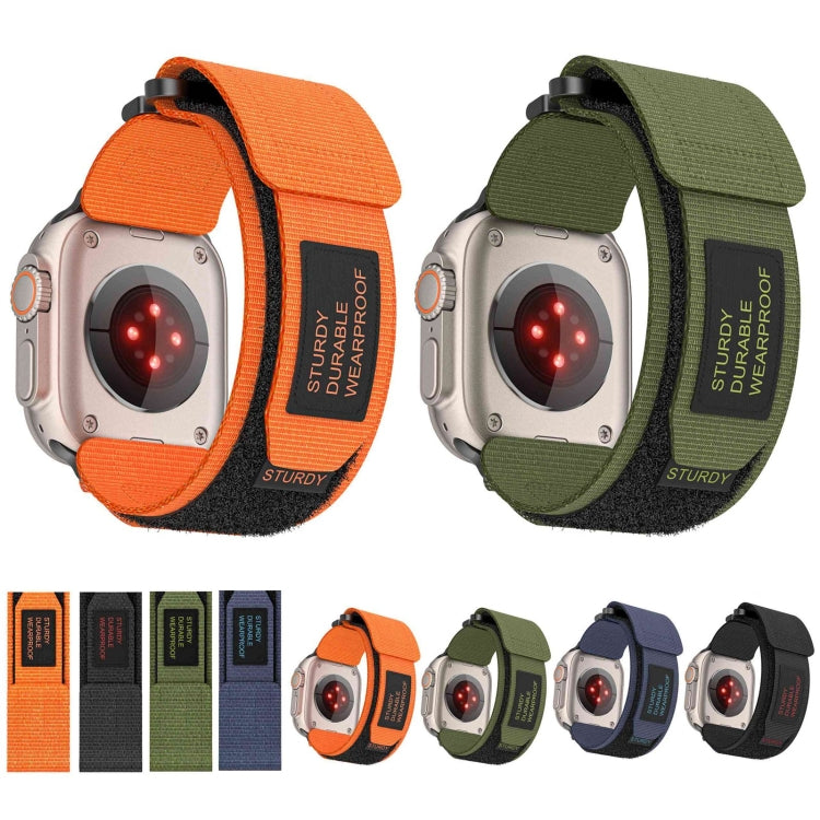 AW Nylon Zweiteiliges Uhrenarmband, für Apple Watch Series 7 41mm, für Apple Watch Series 7 45mm, für Apple Watch SE 40mm, für Apple Watch SE 44mm, für Apple Watch Series 6 40mm, für Apple Watch Series 6 44mm, für Apple Watch Series 5 44mm