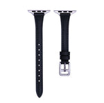 T-förmiges schlankes echtes Leder-Uhrenarmband, für Apple Watch Series 5 44mm, für Apple Watch Series 5 40mm, für Apple Watch Series 4 44mm, für Apple Watch Series 4 40mm, für Apple Watch Series 3 38mm, für Apple Watch Series 3 42mm