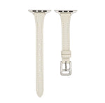 T-förmiges schlankes echtes Leder-Uhrenarmband, für Apple Watch Series 5 44mm, für Apple Watch Series 5 40mm, für Apple Watch Series 4 44mm, für Apple Watch Series 4 40mm, für Apple Watch Series 3 38mm, für Apple Watch Series 3 42mm