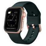 Pin Buckle Silicone Watch Band, For Apple Watch SE 44mm