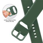 Uhrenarmband aus Silikon mit Dornschließe, für Apple Watch Series 9 45mm