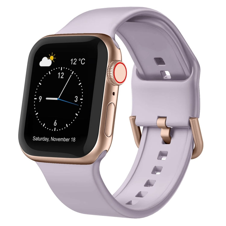 Uhrenarmband aus Silikon mit Dornschließe, für Apple Watch Series 9 45mm