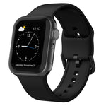 Uhrenarmband aus Silikon mit Dornschließe, für Apple Watch Series 9 45mm