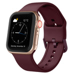 Uhrenarmband aus Silikon mit Dornschließe, für Apple Watch Series 9 45mm