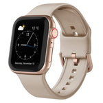 Uhrenarmband aus Silikon mit Dornschließe, für Apple Watch Series 9 45mm