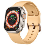 Uhrenarmband aus Silikon mit Dornschließe, für Apple Watch Series 9 45mm