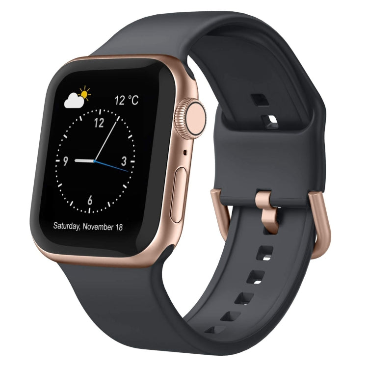 Uhrenarmband aus Silikon mit Dornschließe, für Apple Watch Series 9 45mm
