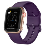 Uhrenarmband aus Silikon mit Dornschließe, für Apple Watch Series 9 45mm