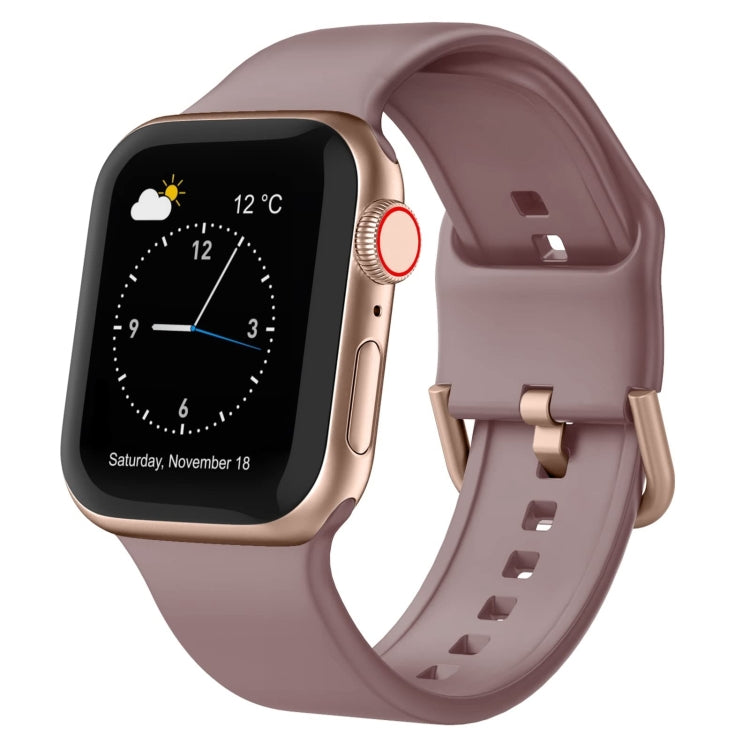 Uhrenarmband aus Silikon mit Dornschließe, für Apple Watch Series 9 45mm