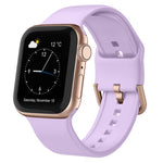 Uhrenarmband aus Silikon mit Dornschließe, für Apple Watch Series 9 45mm