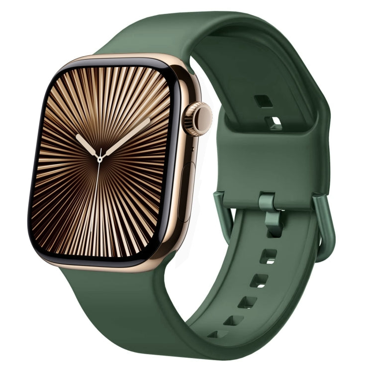 Uhrenarmband aus Silikon mit Dornschließe, für Apple Watch Series 10 46mm