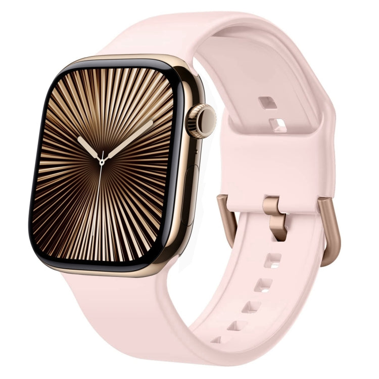 Uhrenarmband aus Silikon mit Dornschließe, für Apple Watch Series 10 42mm