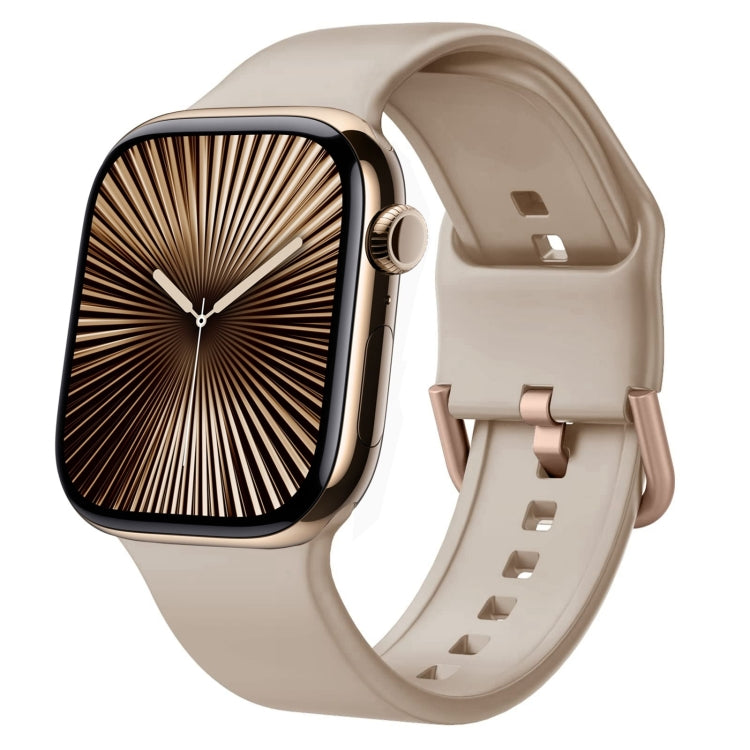Uhrenarmband aus Silikon mit Dornschließe, für Apple Watch Series 10 42mm