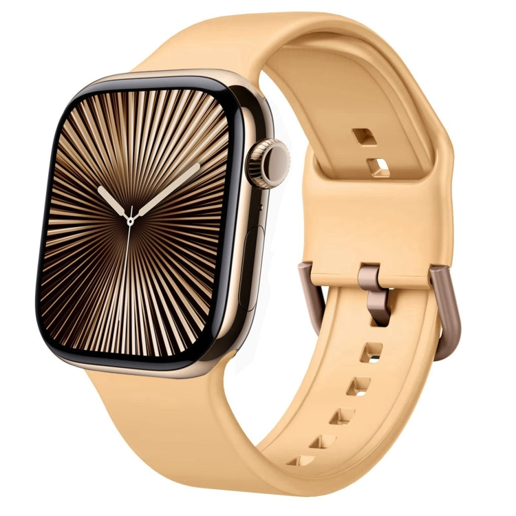 Uhrenarmband aus Silikon mit Dornschließe, für Apple Watch Series 10 42mm