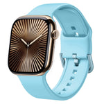Uhrenarmband aus Silikon mit Dornschließe, für Apple Watch Series 10 42mm