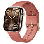 Uhrenarmband aus Silikon mit Dornschließe, für Apple Watch Series 10 42mm