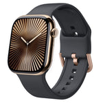 Uhrenarmband aus Silikon mit Dornschließe, für Apple Watch Series 10 42mm