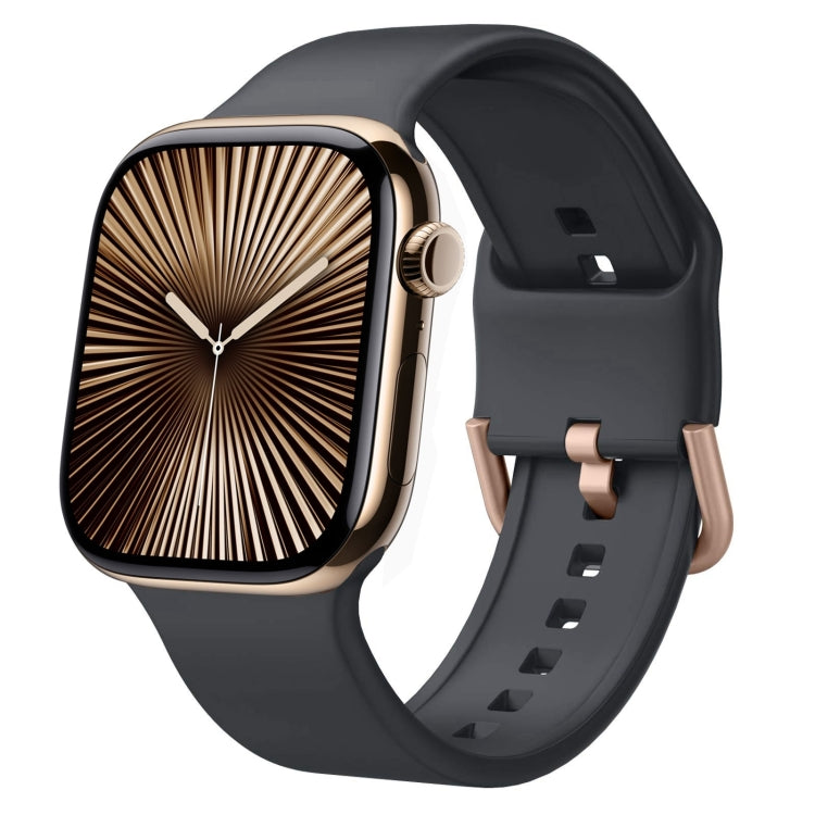 Uhrenarmband aus Silikon mit Dornschließe, für Apple Watch Series 10 42mm