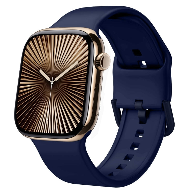 Uhrenarmband aus Silikon mit Dornschließe, für Apple Watch Series 10 42mm