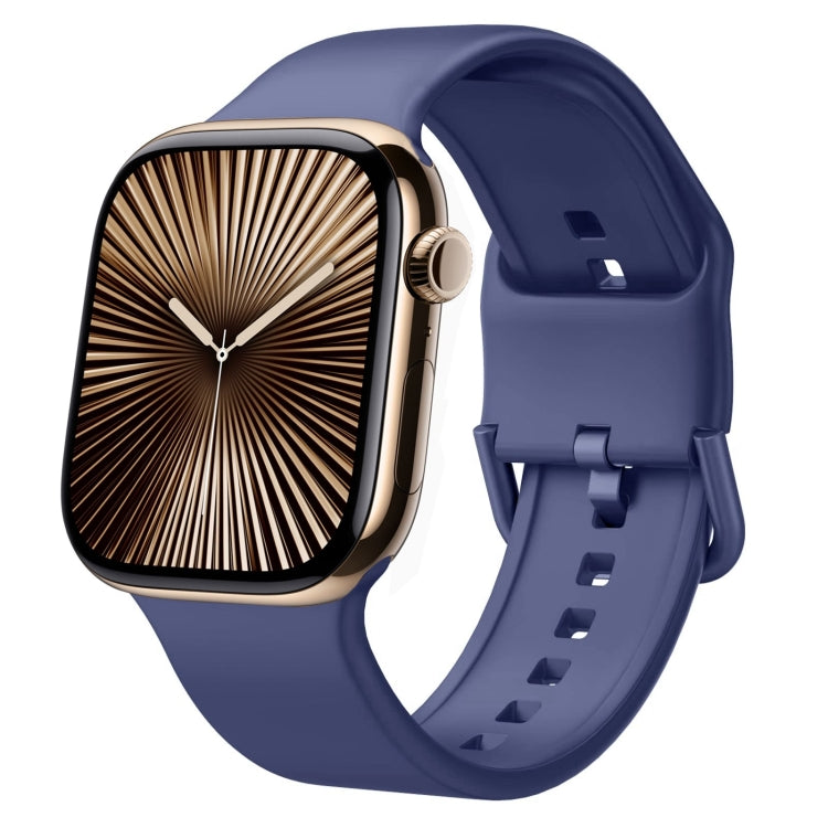 Uhrenarmband aus Silikon mit Dornschließe, für Apple Watch Series 10 42mm