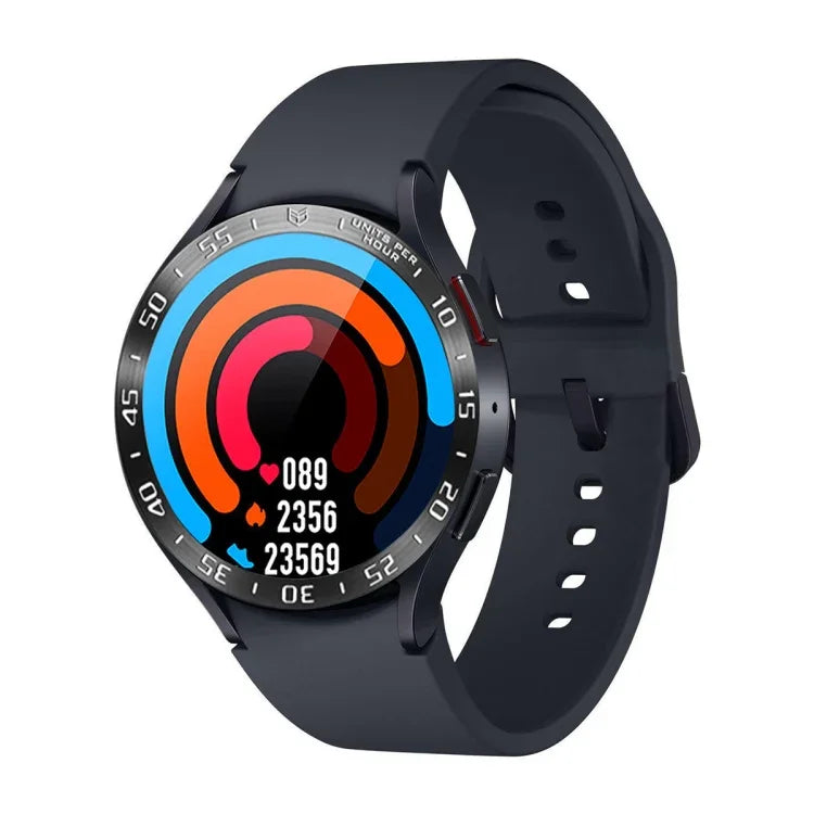 Stilvoller Edelstahl-Schutzrahmen für Smartwatches, passend für Samsung Galaxy Watch6 Classic 47 mm und 43 mm