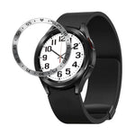 Stilvoller Edelstahl-Schutzrahmen für Smartwatches, passend für Samsung Galaxy Watch6 Classic 47 mm und 43 mm