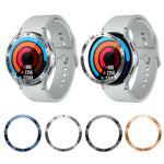 Stilvoller Edelstahl-Schutzrahmen für Smartwatches, passend für Samsung Galaxy Watch6 Classic 47 mm und 43 mm