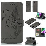 Handyhülle aus Leder mit Feder- und Litschi-Muster, für iPhone 17 Pro Max, für iPhone 17 Pro, für iPhone 17, für iPhone Air, für iPhone 15 Pro Max, für iPhone 15 Pro, für iPhone 15 Plus, für iPhone 15