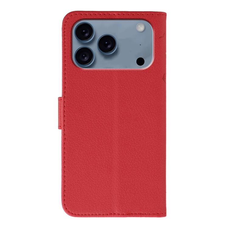 Handyhülle aus Leder mit Feder- und Litschi-Muster, für iPhone 17 Pro Max, für iPhone 17 Pro, für iPhone 17, für iPhone Air, für iPhone 15 Pro Max, für iPhone 15 Pro, für iPhone 15 Plus, für iPhone 15